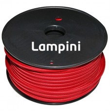 Καλώδιο Υφασμάτινο Κορδόνι 2x0.50mm² Κόκκινο 9-025046